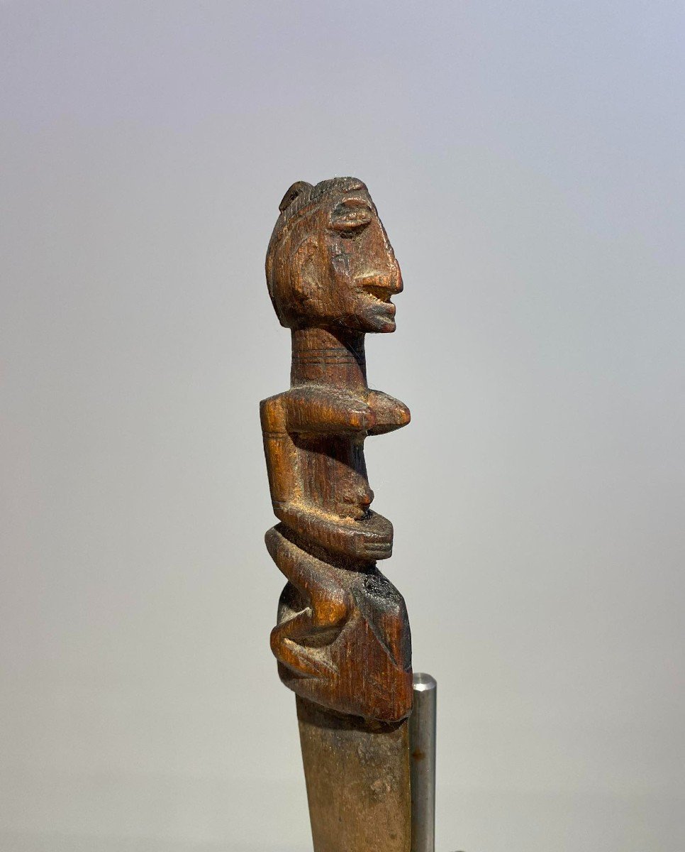 Old Rare Knife From The Dogon Tribe Mali Bandiagara African Art 19th Century-photo-4