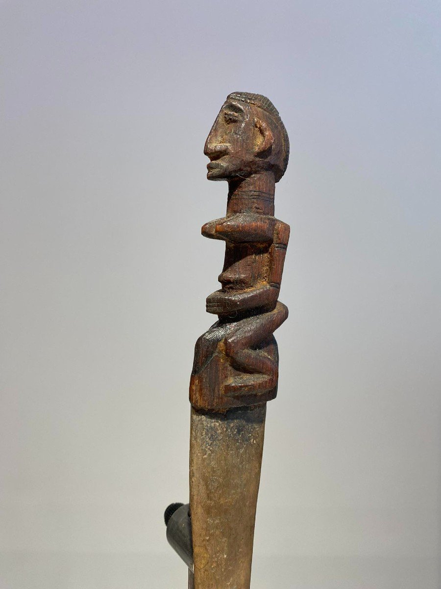 Old Rare Knife From The Dogon Tribe Mali Bandiagara African Art 19th Century-photo-7