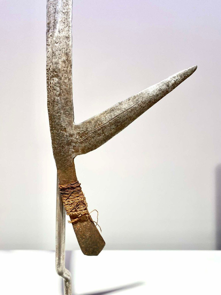 Rare Throwing Knife Of The Banda Yakpa People Mbugbu Central Africa Congo Kipinga-photo-4