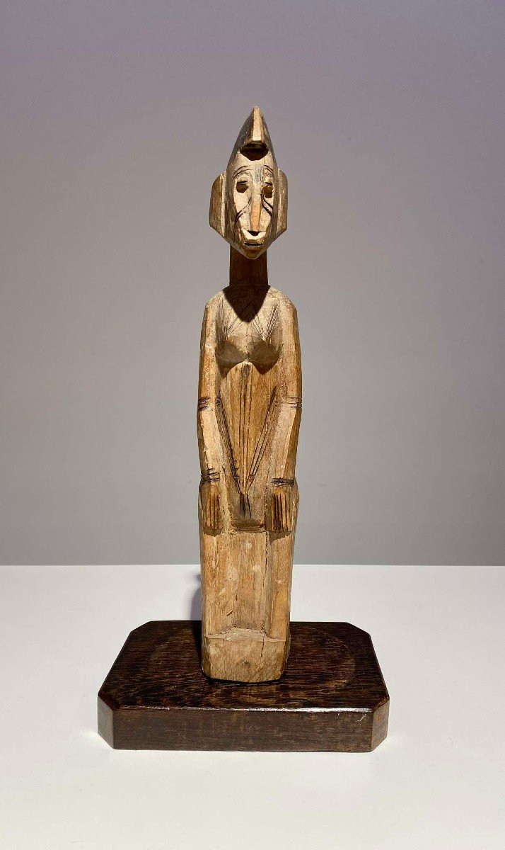 Très Rare Antique  Kurumba Statue Marka Malinke Mali Burkina Faso  Art Africain Mossi Bambara-photo-6