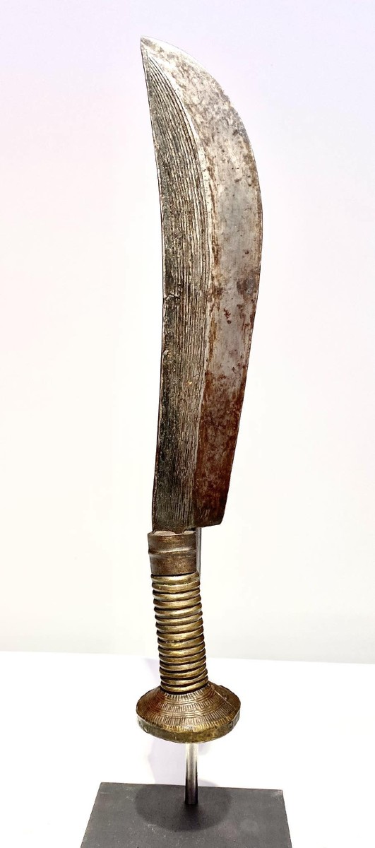 Knife Or Saber From The Teke Tribe, Drc / Kongo Brazzaville, 19th Century/1900