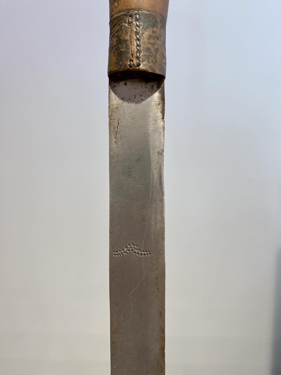 Knife Or Saber From The Tsogo / Mitsogho Tribe Gabon Africa 19th Century 62 Cm Tsogho-photo-2