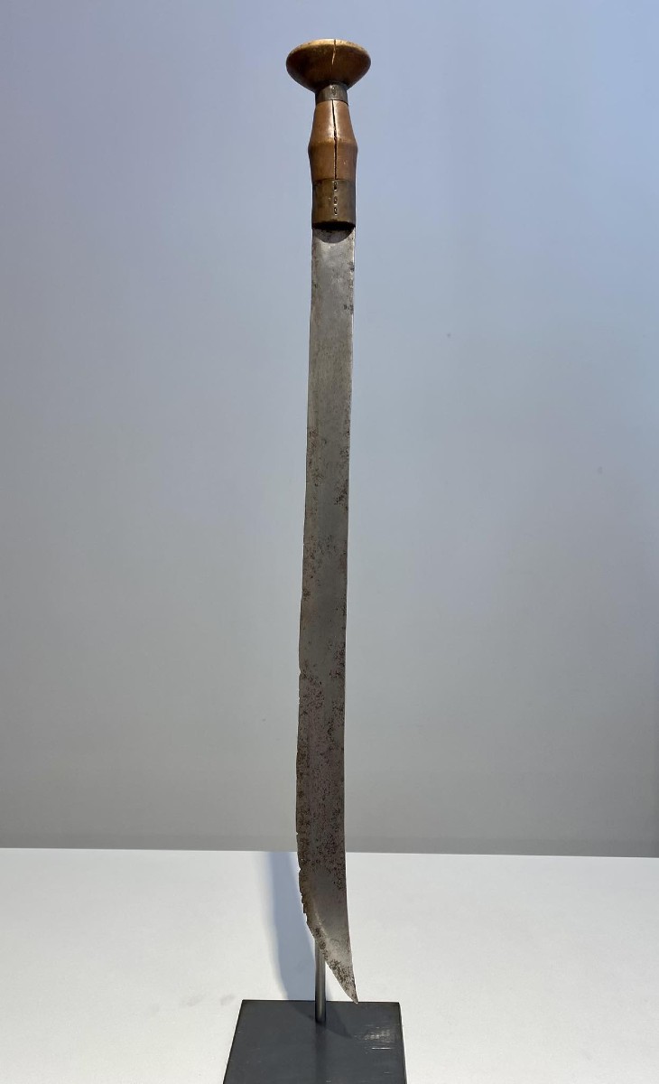 Knife Or Saber From The Tsogo / Mitsogho Tribe Gabon Africa 19th Century 62 Cm Tsogho-photo-3