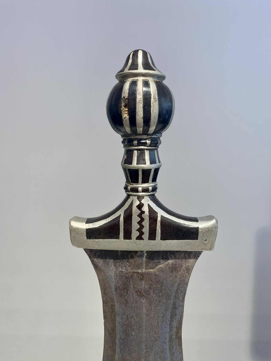 Ancien  Couteau De La Tribu Baule Baoule Dan Côte d'Ivoire Art Tribal Africain 19ème Siècle-photo-4