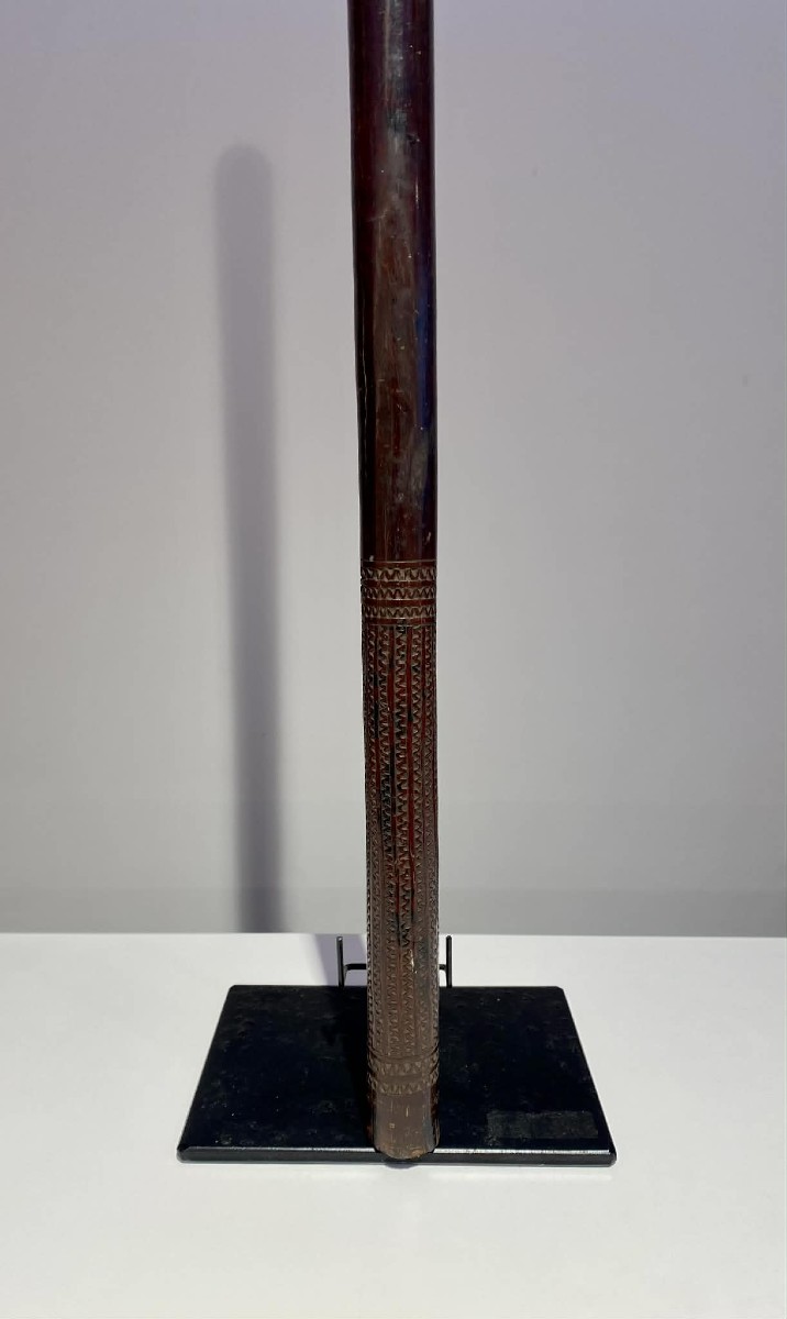 Massue De Guerre type bowai Fiji- îles Fidji - 19ème siècle vers 1800 Tonga bovai povai Oceanie-photo-2