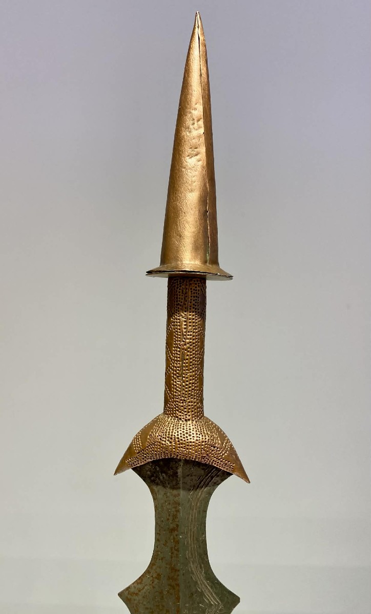 Ancien Exceptionel Couteau De La Tribu Tetela Kasai Dr Congo Afrique-ca1880-1900 Art Africain-photo-4