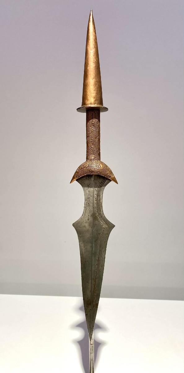 Ancien Exceptionel Couteau De La Tribu Tetela Kasai Dr Congo Afrique-ca1880-1900 Art Africain
