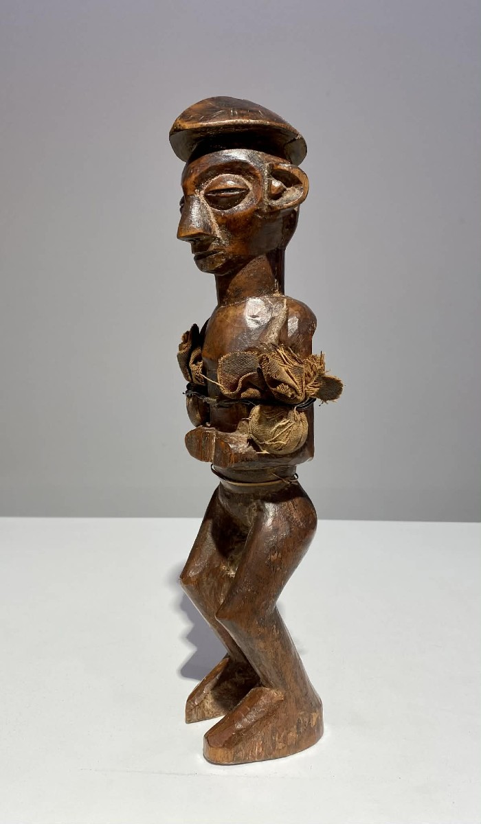 Yaka Statue Dr Congo Kwango Kwilu Angola 1920-1930 African Art Tribal Bakongo Fetish-photo-1