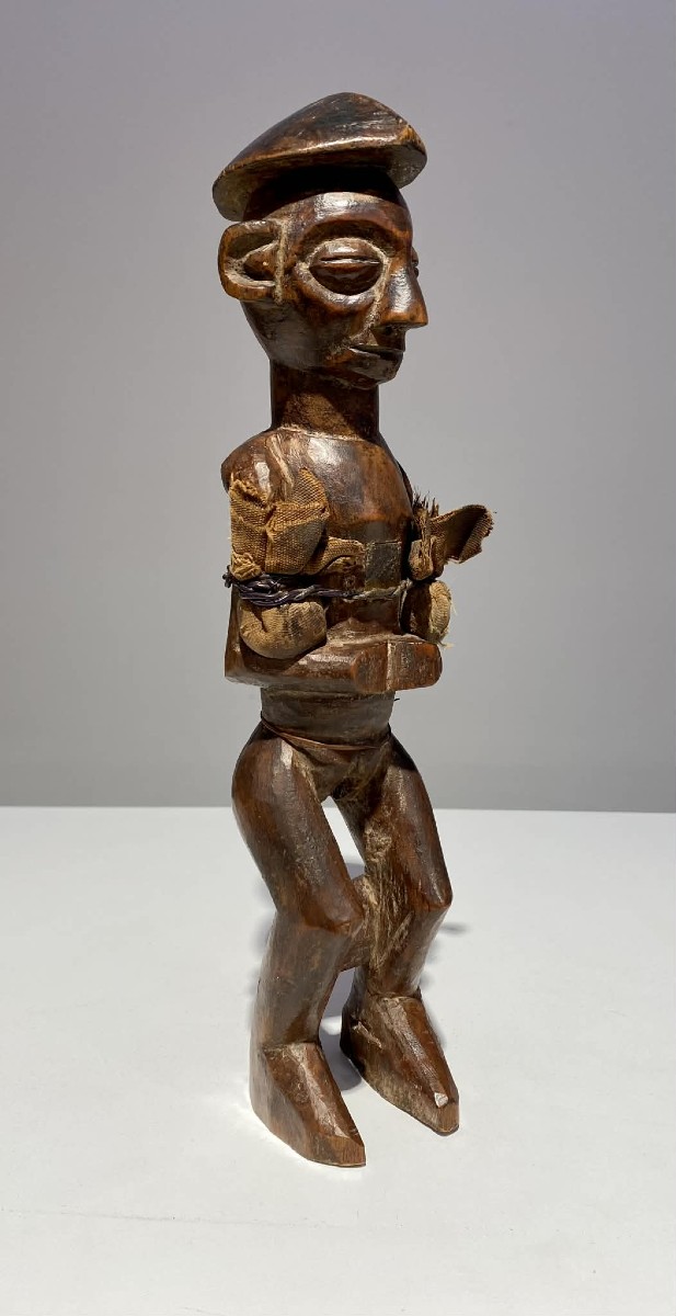 Yaka Statue Dr Congo Kwango Kwilu Angola 1920-1930 African Art Tribal Bakongo Fetish