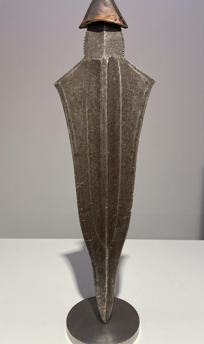  Large Knife Or Saber Of The Ngandu Saka Mongo Tribe, Democratic Republic Of Congo / Kongo, 19th Century, Circa 1900-photo-1