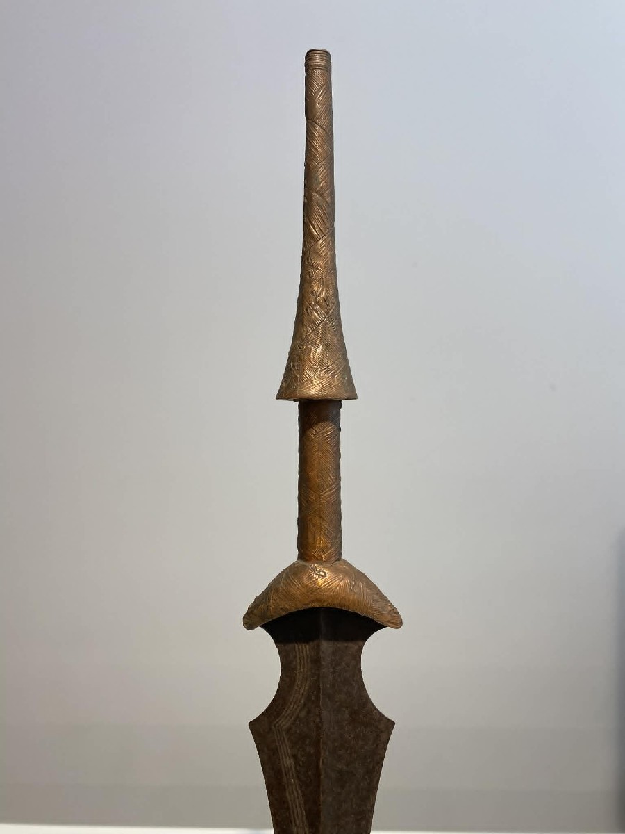 Antique Tetela Kasai Tribe Knife Dr Congo Africa-ca1880-1900 African Art-photo-4
