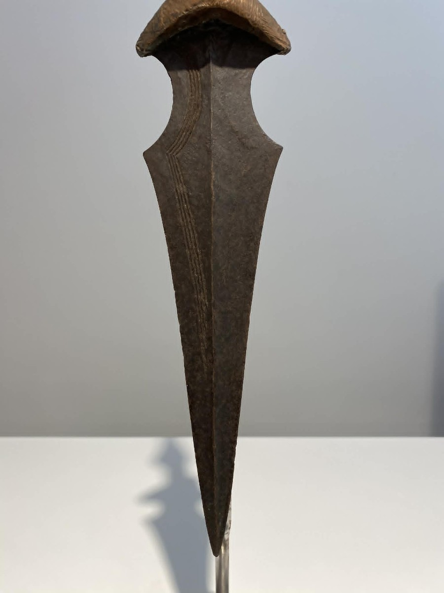 Antique Tetela Kasai Tribe Knife Dr Congo Africa-ca1880-1900 African Art-photo-1