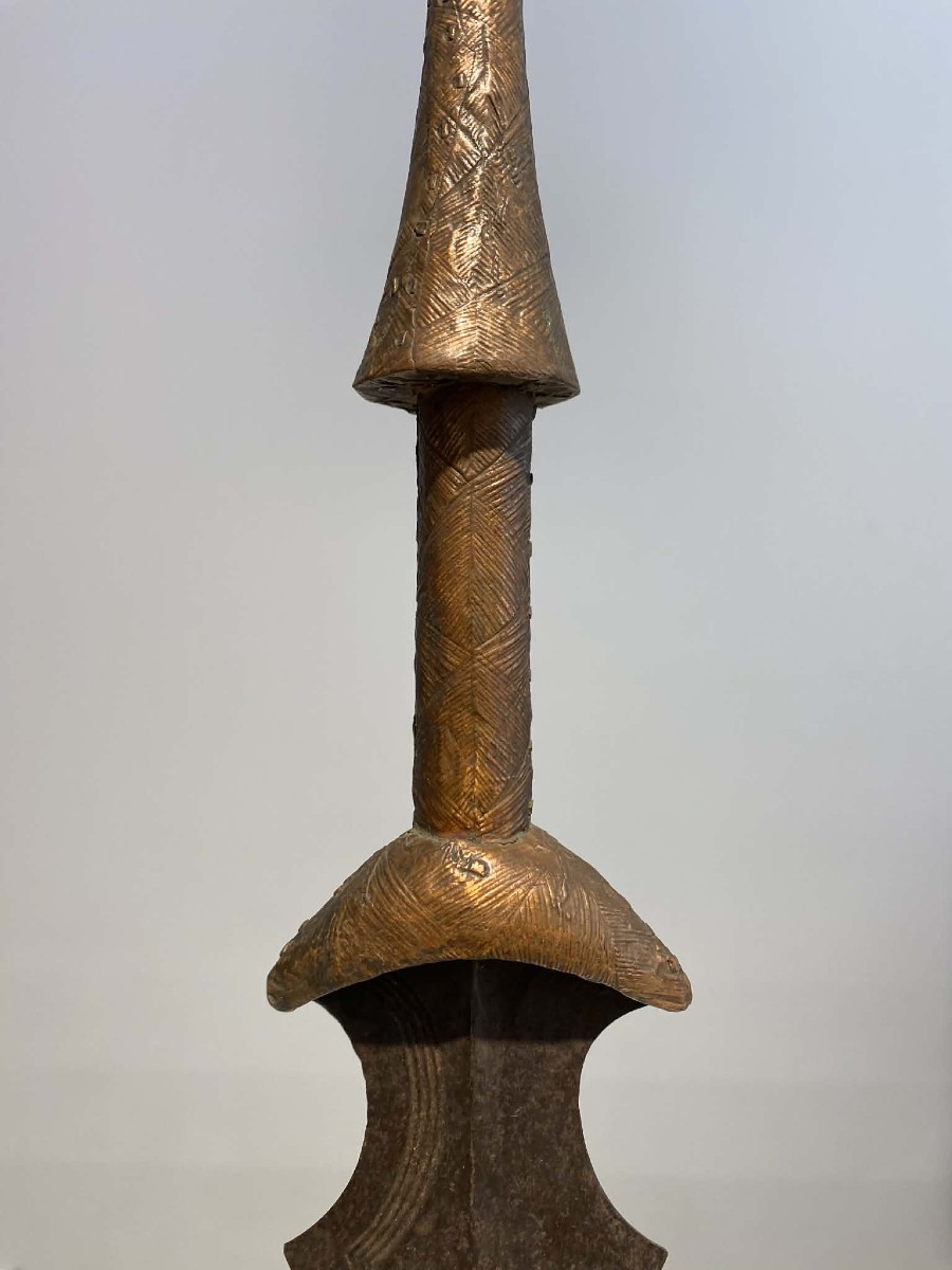 Antique Tetela Kasai Tribe Knife Dr Congo Africa-ca1880-1900 African Art-photo-2