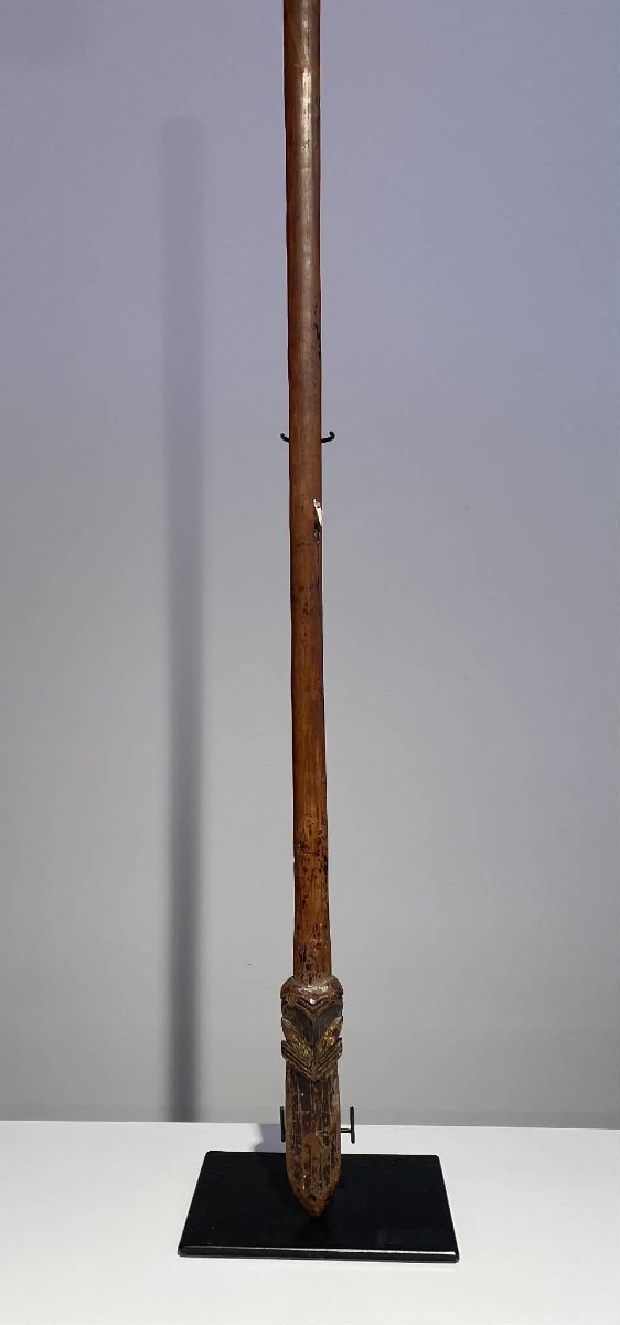 Taiaha club massue casse tête Maori Aotearoa Nouvelle Zélande - ca 1800 Océanie - Polynésie-photo-3