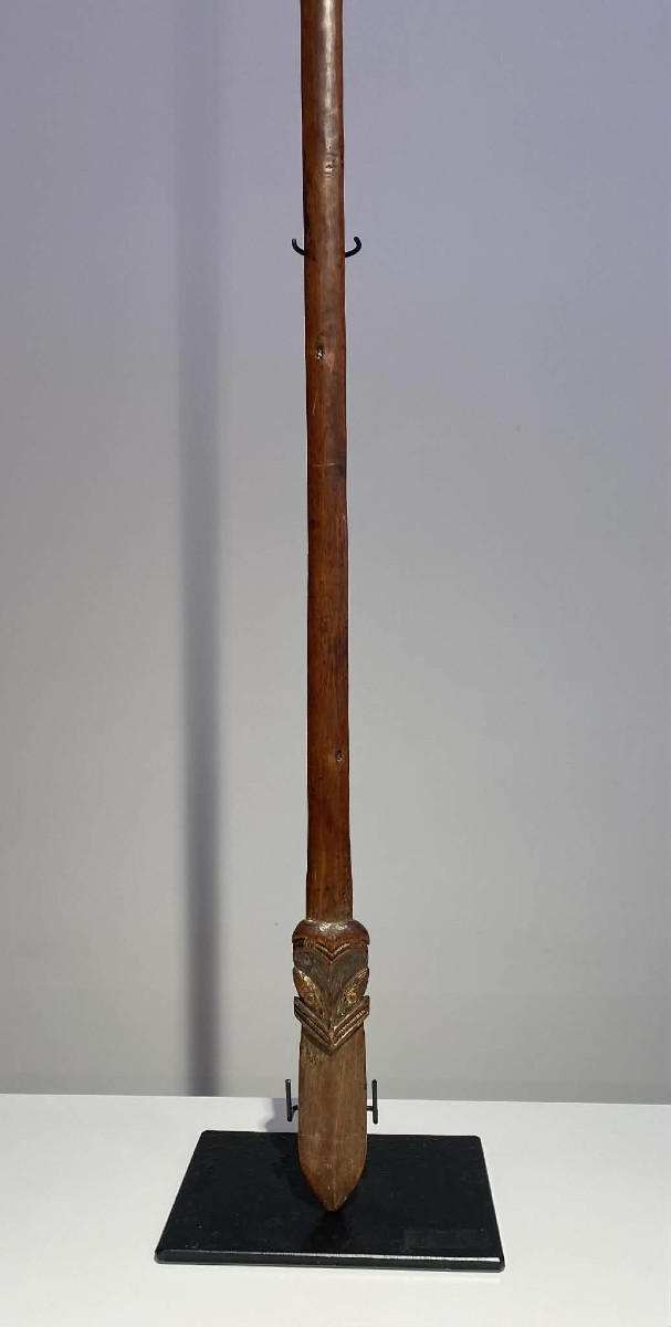 Taiaha club massue casse tête Maori Aotearoa Nouvelle Zélande - ca 1800 Océanie - Polynésie-photo-4