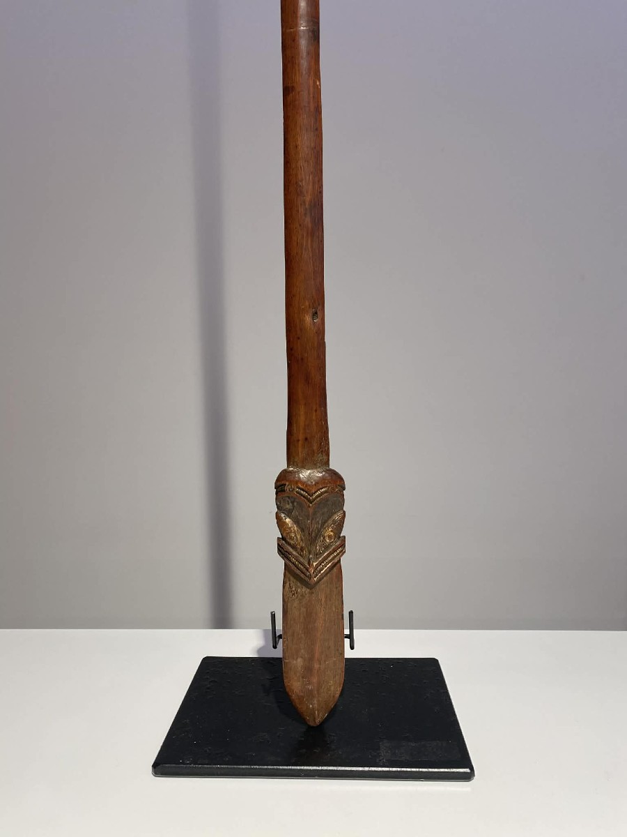 Taiaha club massue casse tête Maori Aotearoa Nouvelle Zélande - ca 1800 Océanie - Polynésie