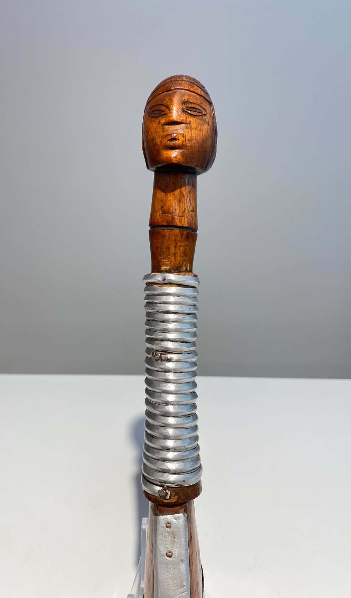 Ancienne  Hache Luba Shankadi - Dr Congo - Qualité Muséale - 1920-photo-4