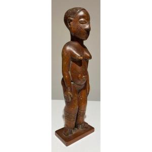 Old And Exceptional Mangbetu Statue From The Mangbetu Tribe - Dr Congo Region Uele-19th