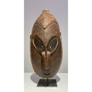 Ancient Mask Of The Brag Type, Area Of Murik/ Sepik / Ramu Papua New Guinea / Oceania Art