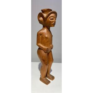 Old Rare Statue Of The Tshokwe / Chokwe Tribe - Dr Congo African Art Angola - Early 20th C.