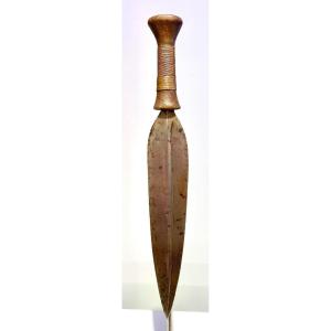 Old And Exceptional Knife Banda Yakoma Ngbandi Nzakara Congo Ubangi Oubangui Africa Ca1880