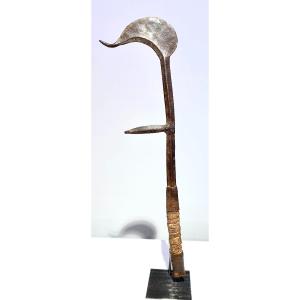 Couteau Très Rare Ancien De Lancer Mbérembéré Marghi, Matakam, Mafa, Nigeria Cameroun Pas Congo