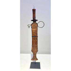 Ancient Short Fang Sword Ntsakh Ou Fa Fang People Gabon African Art Congo 19th Century