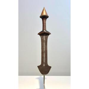 Exceptional Short Sword From The Tetela Tribe Dr Congo Africa Ca 1880-1900 Kasai African Art