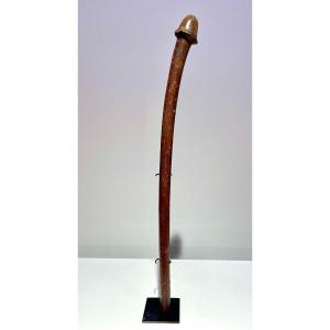 Massue De Guerre Tribu Kanak Phallus - Art Océanie Nouvelle Calédonie - 19ème Siècle Mélanésie