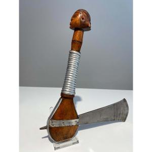 Ancienne Hache Luba Shankadi - Dr Congo - Qualité Muséale - 1920