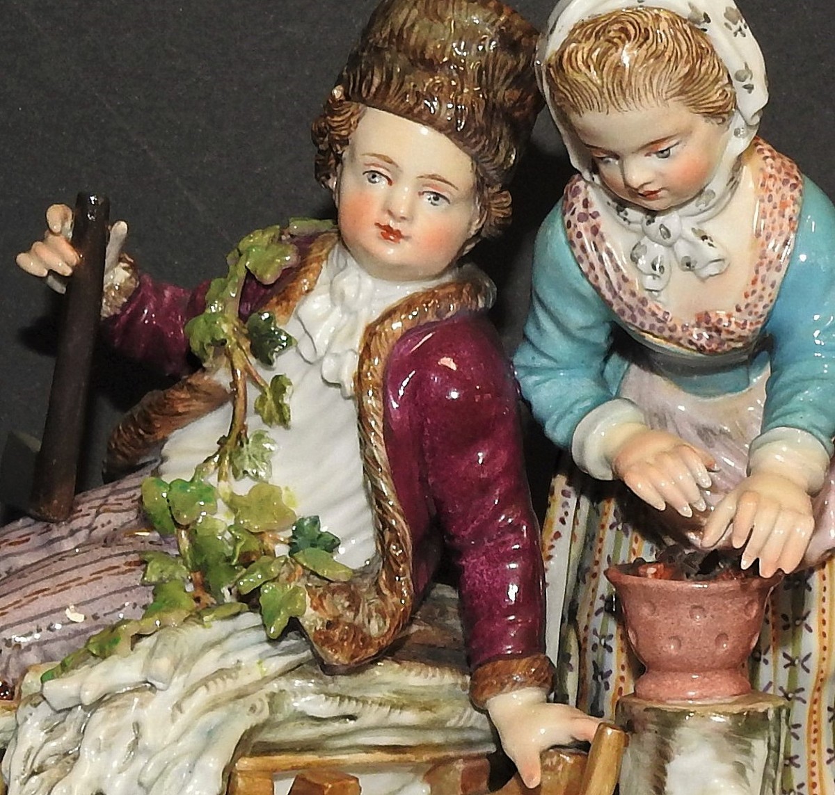Meissen Porcelain "allegory Of Winter"-photo-7