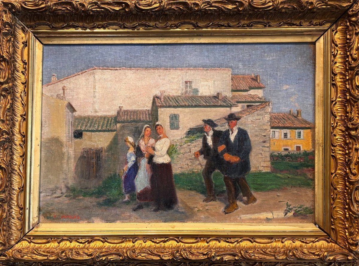 Pierre Grivolas (1824-1905) - Balade En Provence