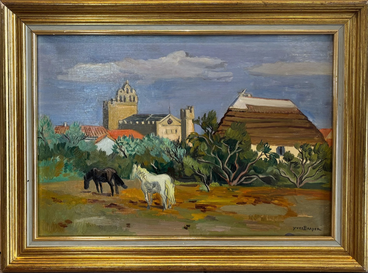 Yves Brayer (1907-1990) - The Saintes-maries Of The Sea