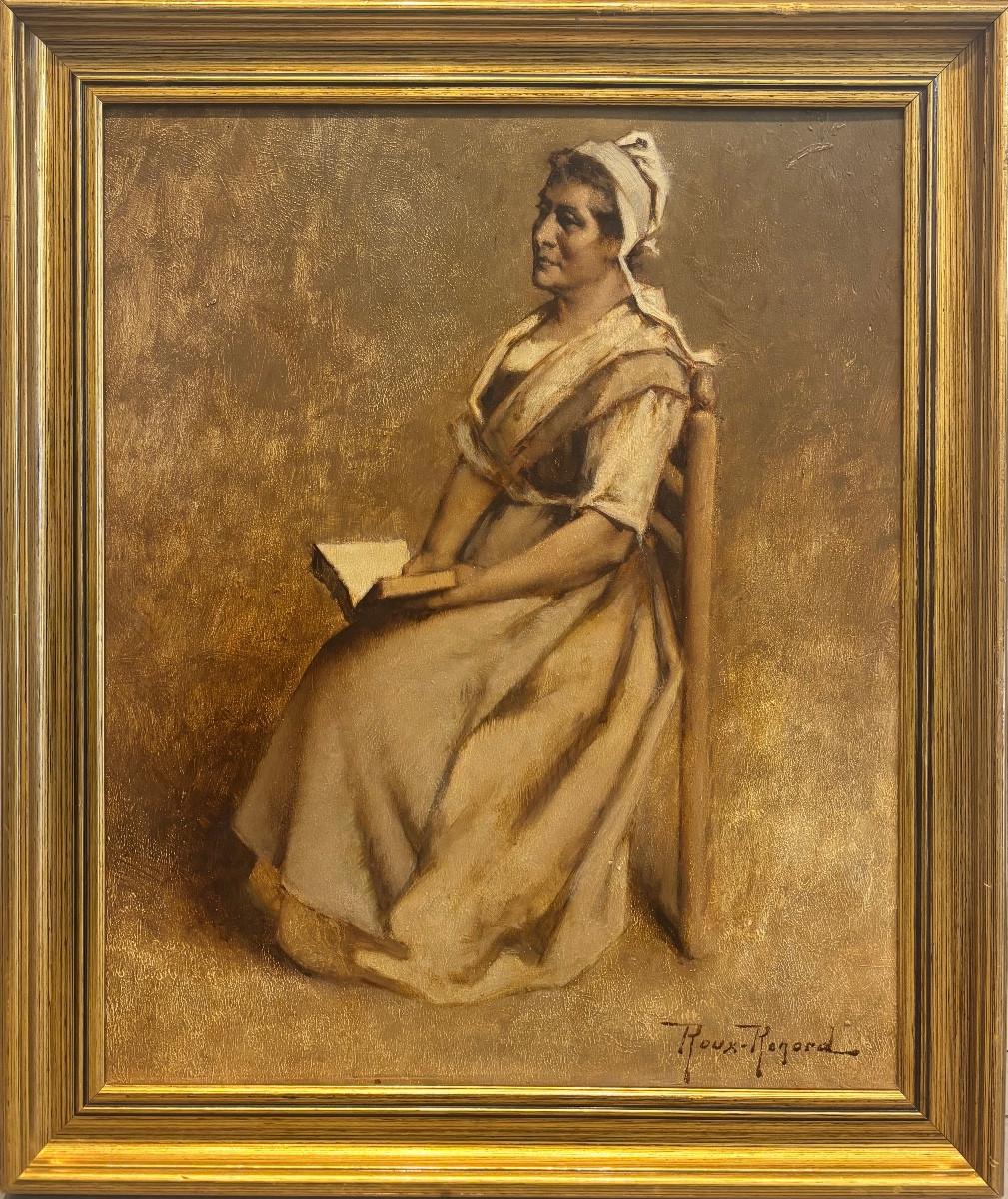 Marius Roux-Renard (1870-1936) - Portrait d'Isodorine Bouvet