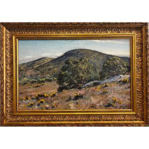 Auguste Roure (1876-1936) - Paysage de garrigue