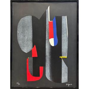 Ladislas Kijno (1921-2012) - Composition abstraite