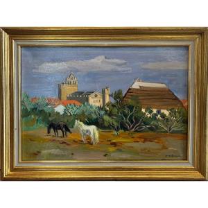 Yves Brayer (1907-1990) - Les Saintes-Maries de la mer