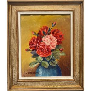 Lauzières (XXème siècle) - Bouquet de roses