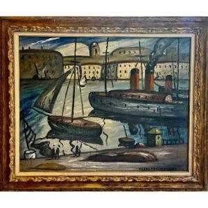 Louis Mathieu Verdilhan (1875-1928) - Le port de Marseille