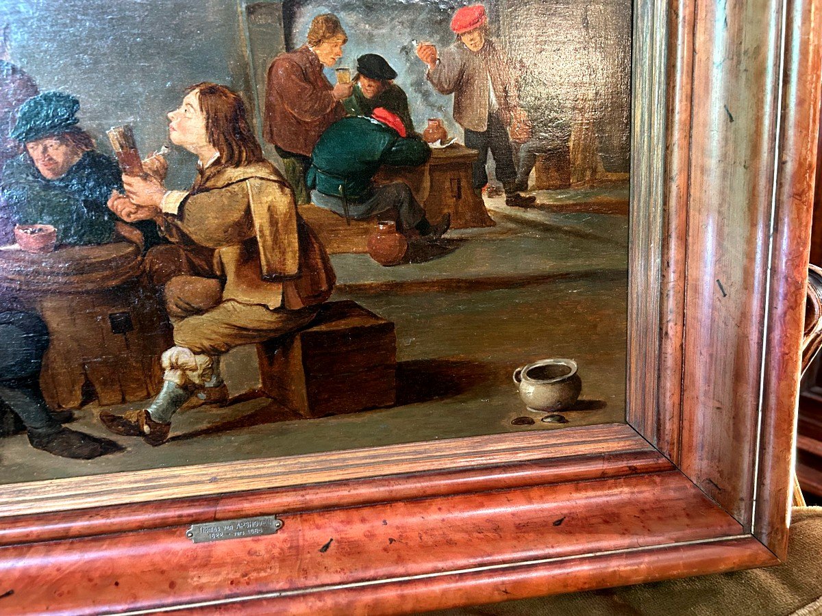 Peinture Hollandaise Dans Le Goût De " Thomas Van Apshoven "-photo-6