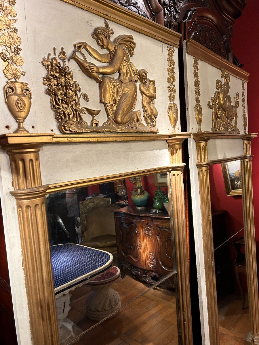 Pair Of Empire Period Trumeaux-photo-2