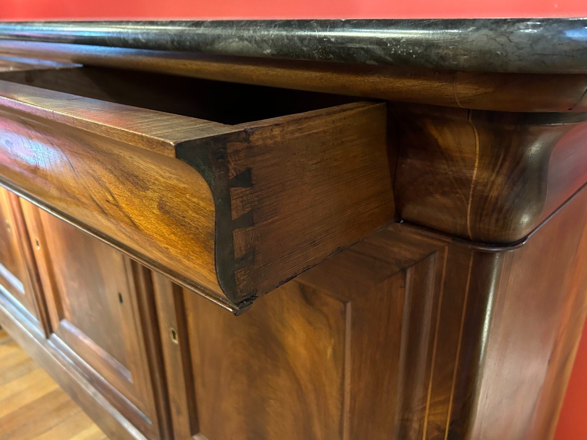 Three-door Sideboard, 19th Century-photo-7
