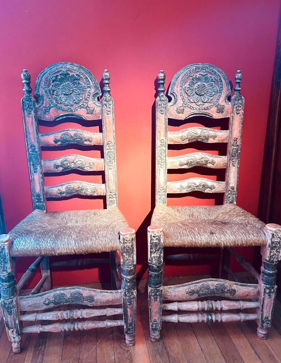 Pair Of Spanish Chairs-photo-1
