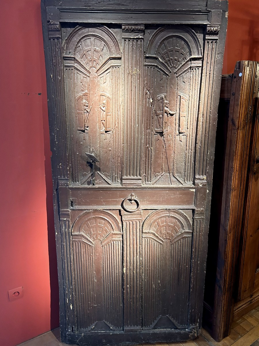 Porte d'entrée de château milieu du 16ème siècle 