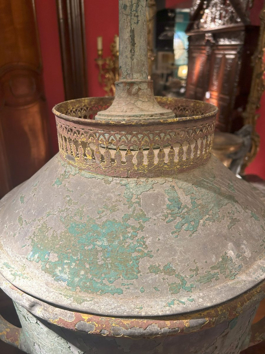 Paire de Fontaines de table en tôle 19ème siècle-photo-3