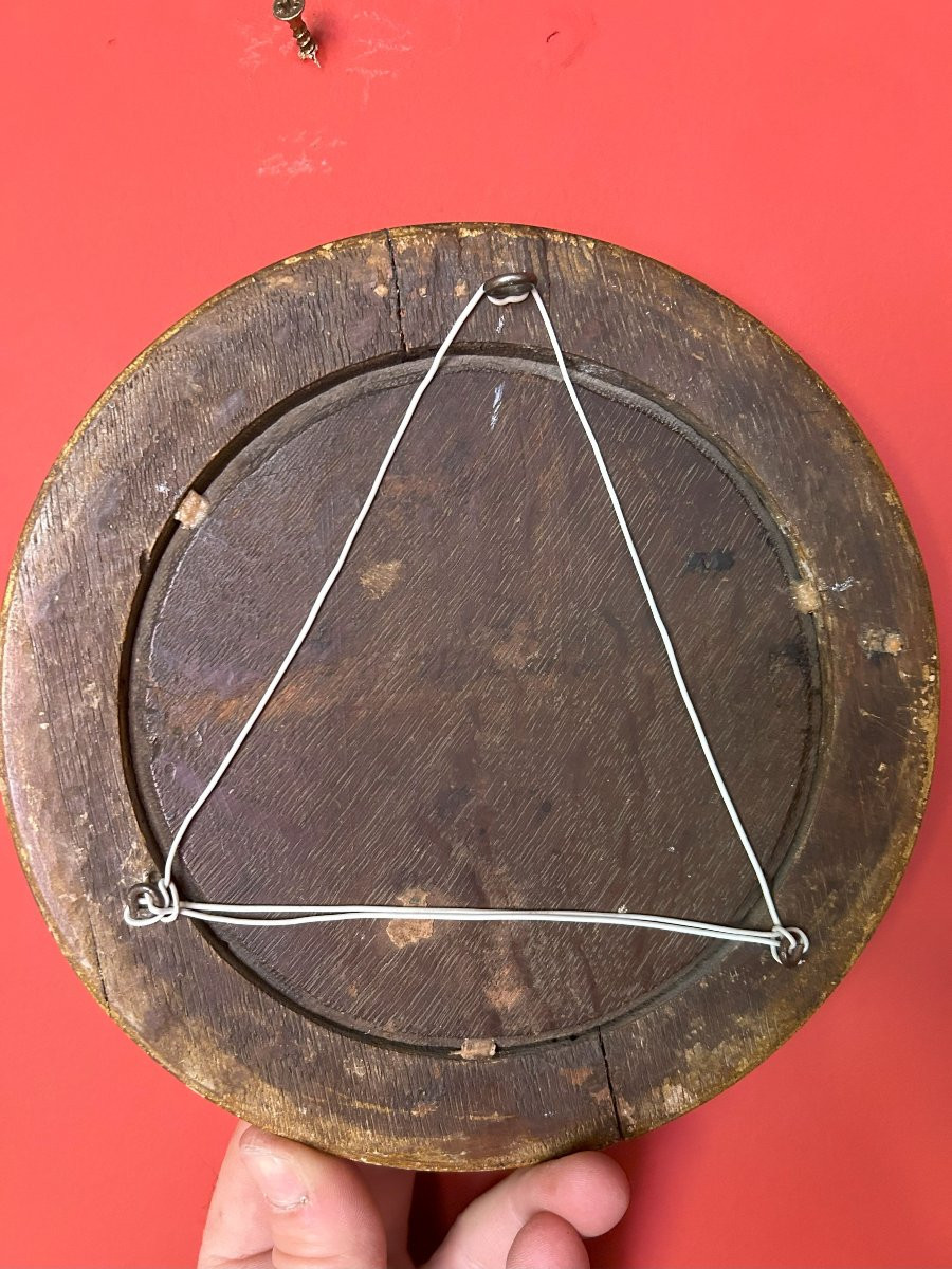 Painting On Wood Panel 17th Century-photo-5