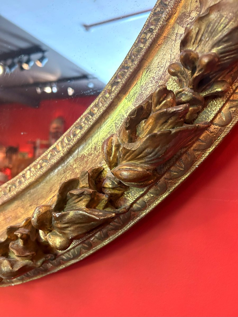 Miroir Tondo D'époque Louis XIV-photo-5