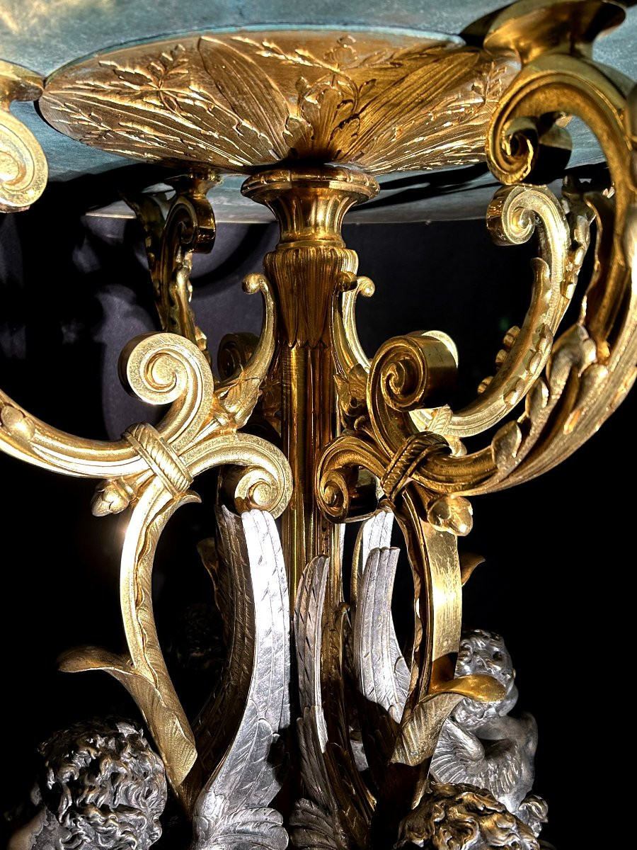 Gueridon Imperial D'époque Napoléon III-photo-6