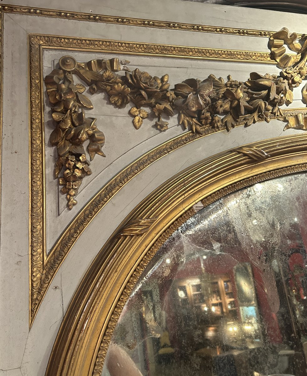 Trumeau de cheminée de Style Louis XVI-photo-5