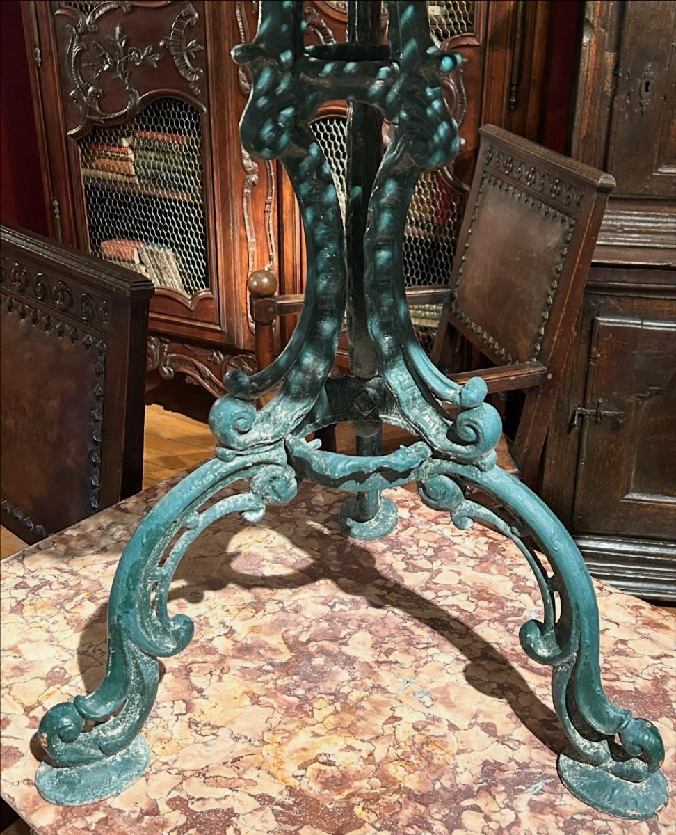 Gueridon en Fonte D'époque Napoléon III-photo-2